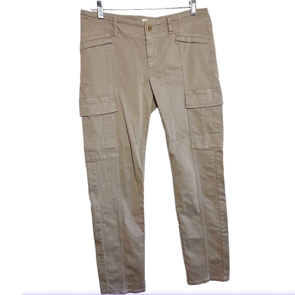 New! Max Mara Weekend Cargo Chino 3 Pants Doris 12 Khaki